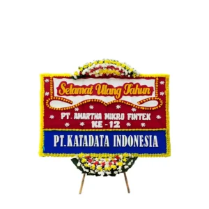 karangan bunga papan selamat | anniversary | ulang tahun | dirgahayu jakarta