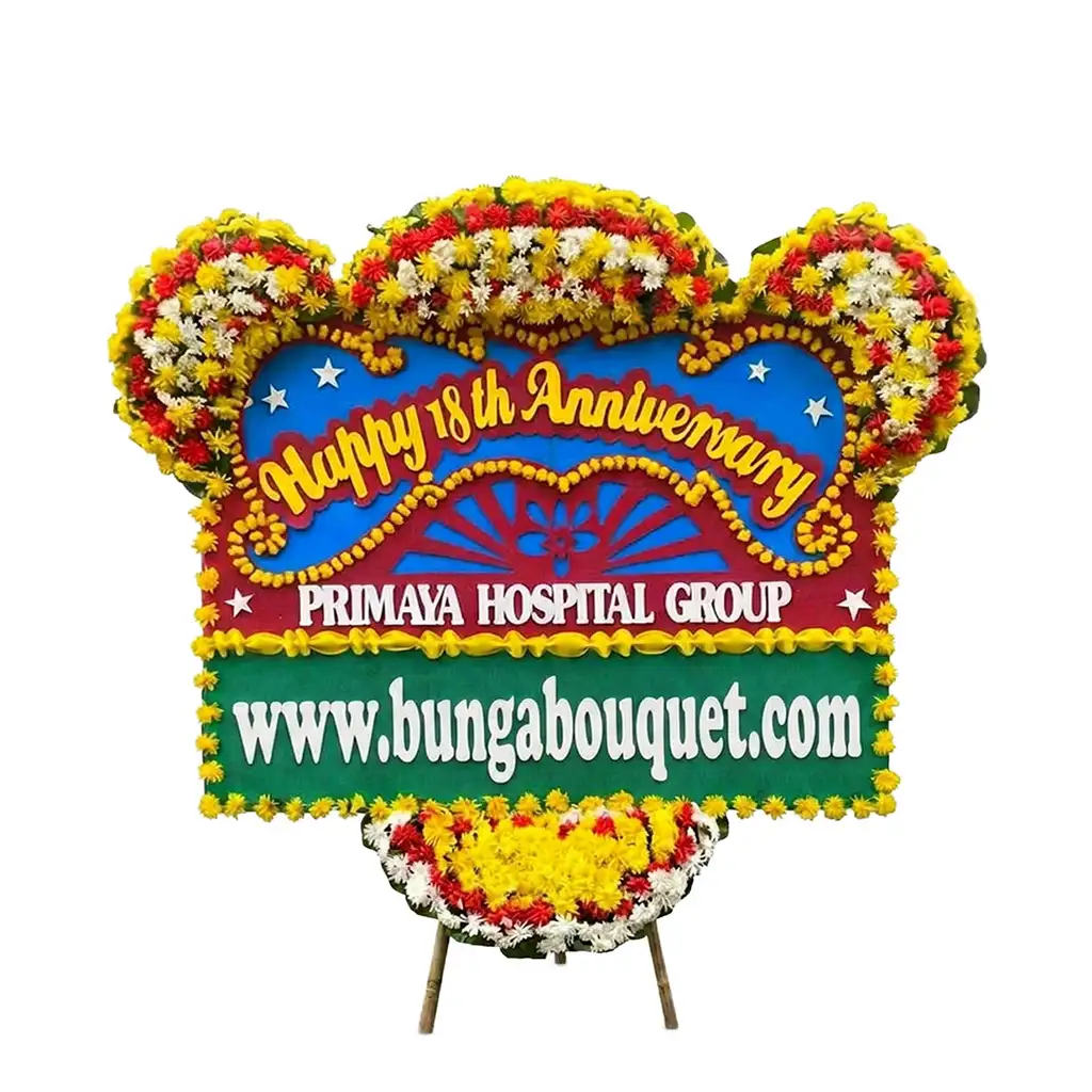 Bunga Papan Anniversary Jakarta PAJ-15