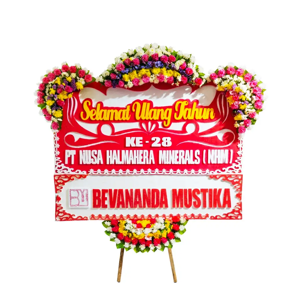 Bunga Papan Anniversary Jakarta PAJ-17