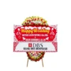 karangan bunga papan pernikahan | happy wedding jakarta