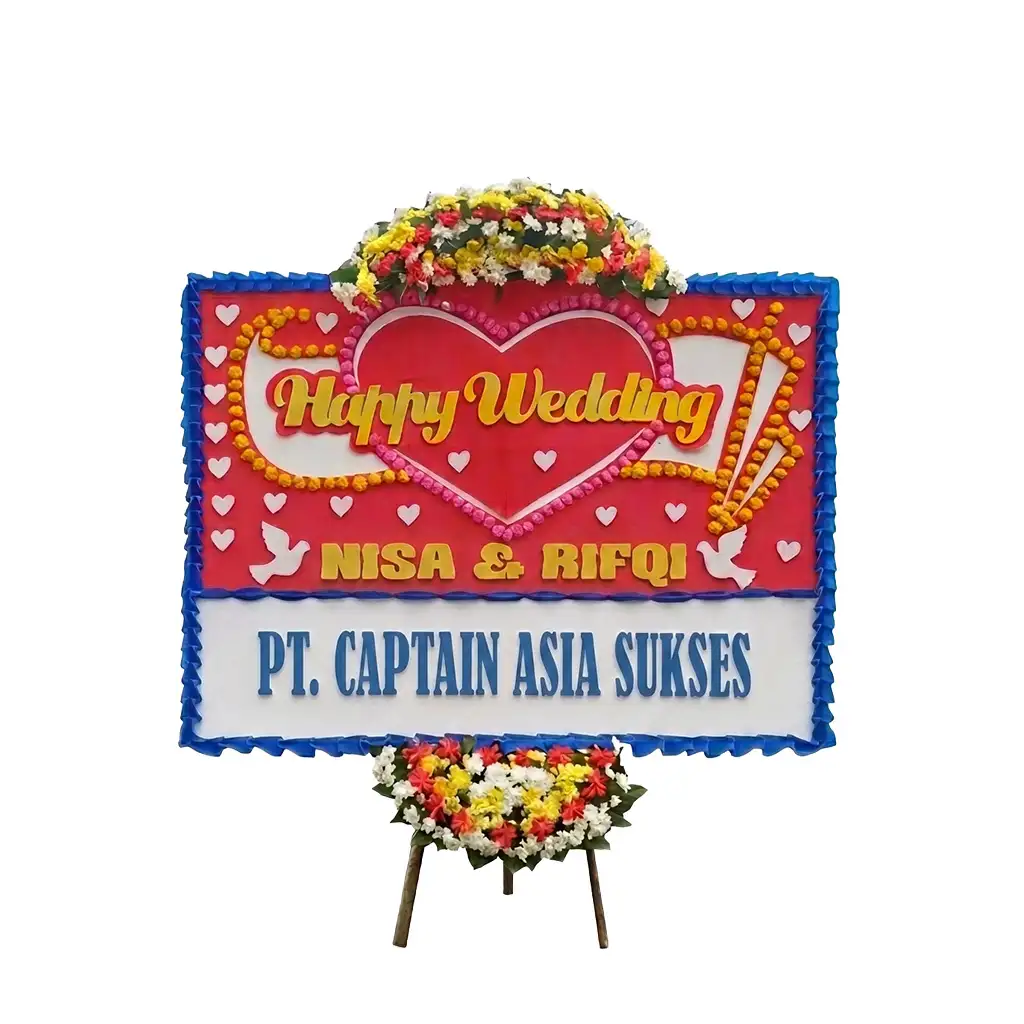 Bunga Papan Pernikahan Bogor PPBG-06