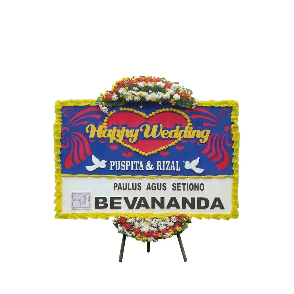 Bunga Papan Pernikahan Bogor PPBG-07