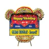 karangan bunga papan pernikahan | happy wedding jakarta