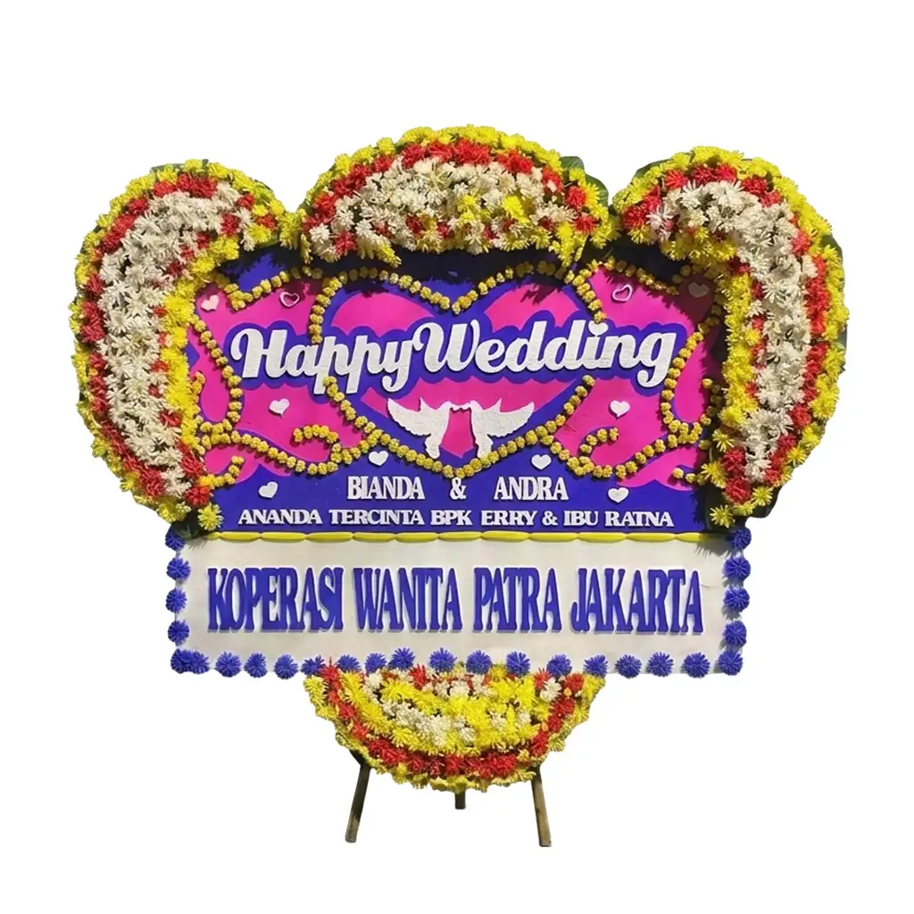 Bunga Papan Pernikahan Bogor PPBG-32