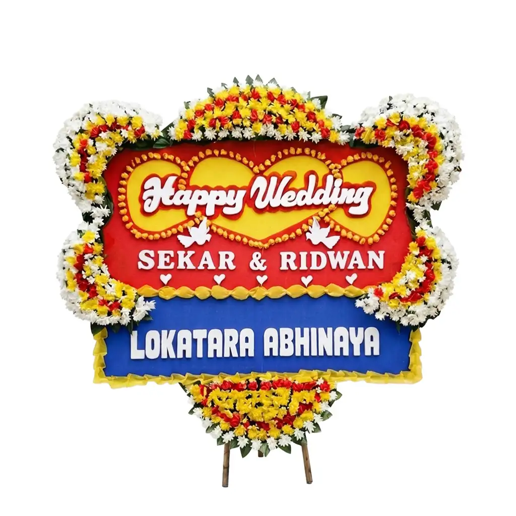 Bunga Papan Pernikahan Bogor PPBG-35