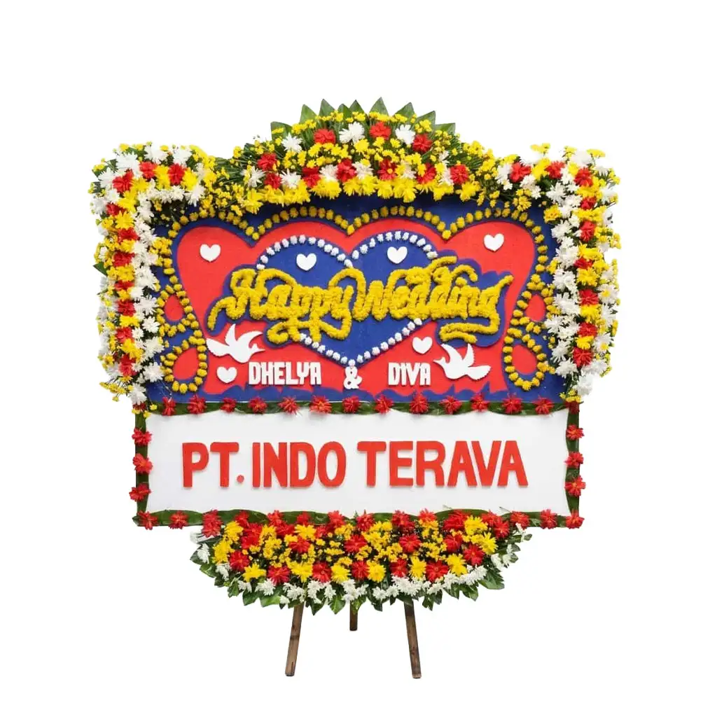 Bunga Papan Pernikahan Bogor PPBG-37