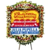 karangan bunga papan pernikahan | happy wedding jakarta