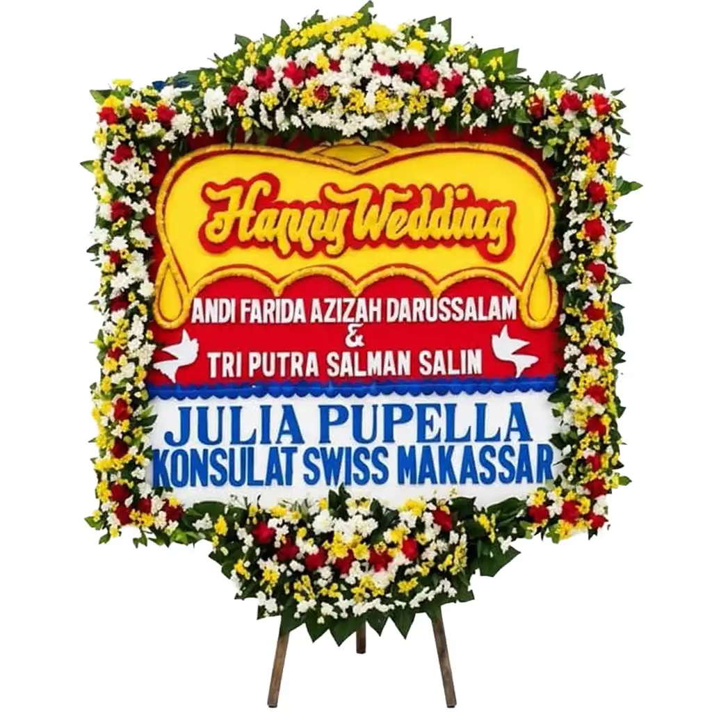 Bunga Papan Pernikahan Bogor PPBG-43