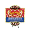 karangan bunga papan pernikahan | happy wedding jakarta