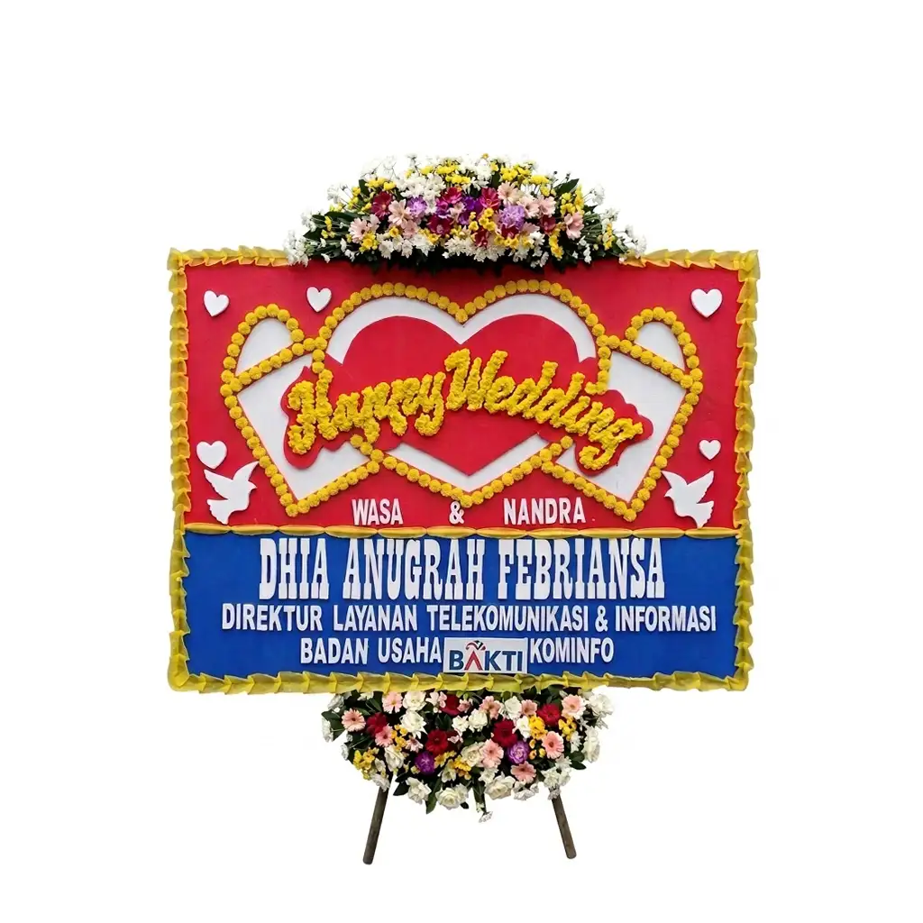 Bunga Papan Pernikahan Bogor PPBG-46
