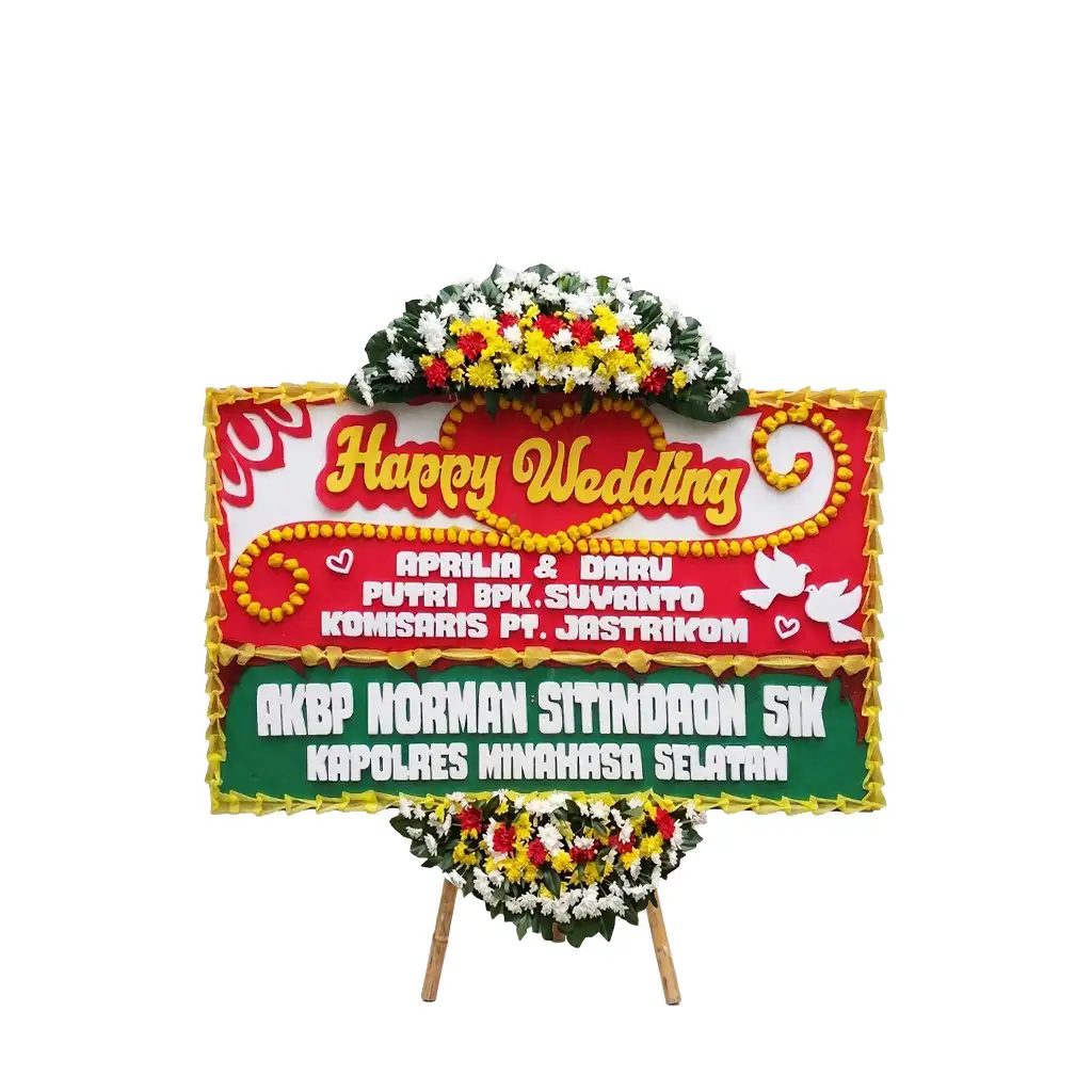 Bunga Papan Pernikahan Bogor PPBG-52