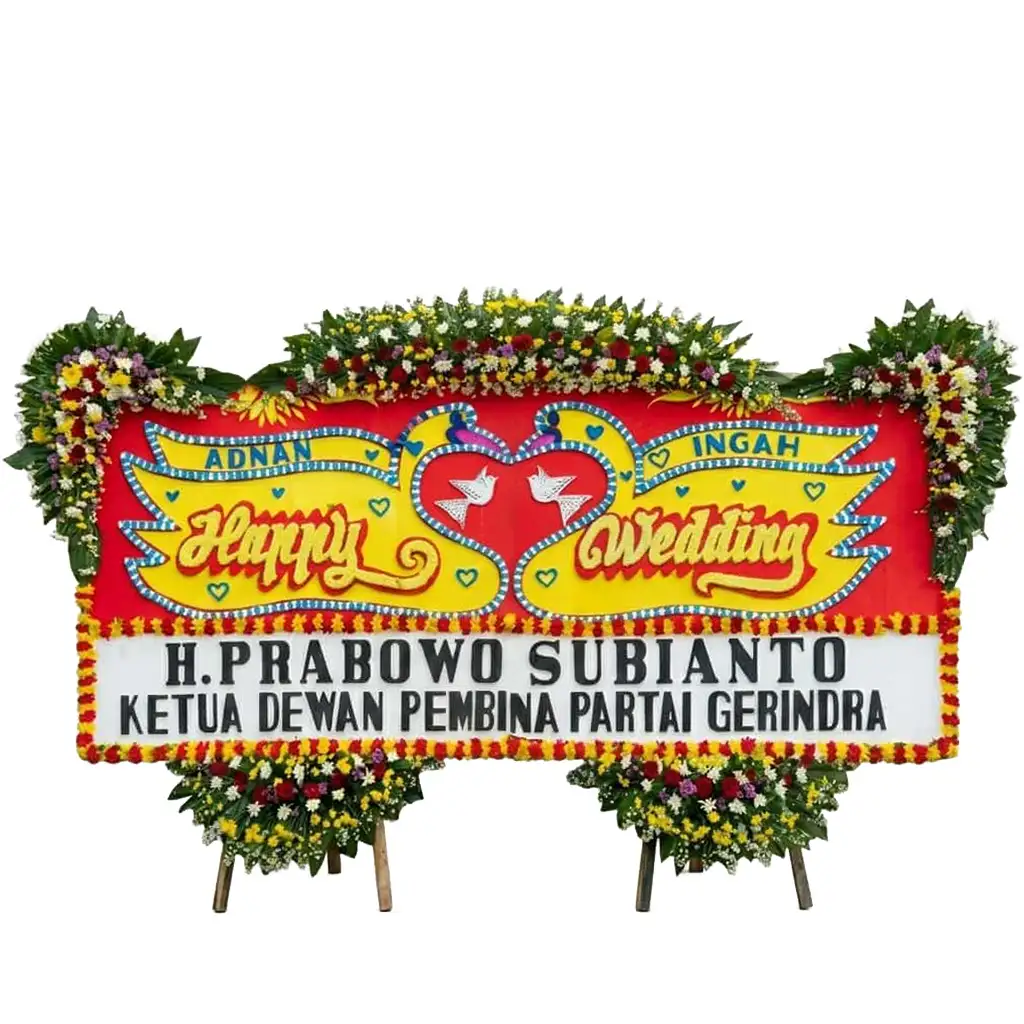 Bunga Papan Pernikahan Bogor PPBGJ-01