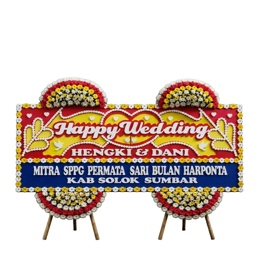 Bunga Papan Pernikahan Bogor PPBGJ-04
