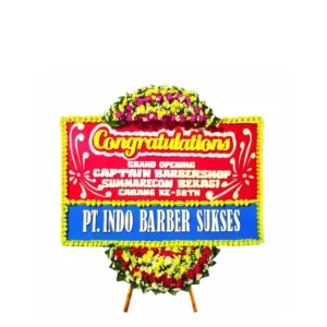 karangan bunga papan selamat & sukses | congratulations | peresmian | grand opening | pelantikan | sertijab | anniversary | ulang tahun | dirgahayu jakarta