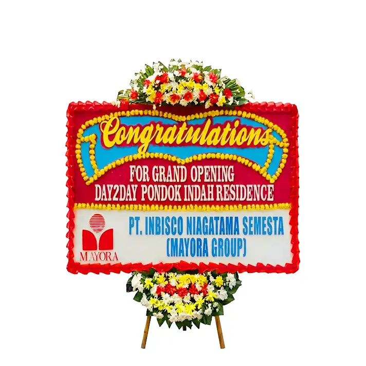 Bunga Papan Selamat Jakarta PSJ-12