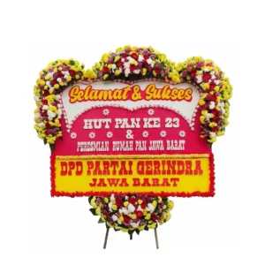 karangan bunga papan selamat & sukses | congratulations | peresmian | grand opening | pelantikan | sertijab | anniversary | ulang tahun | dirgahayu jakarta